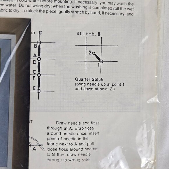 CAT 365 Counted Cross Stitch Kit Clown With Flower Factory Sealed - Picture 4 of 6